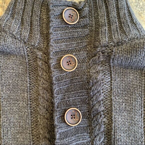 Weatherproof NWT Weatherproof Vintage Cable Knit Pullover Sweater Medium Gray - Picture 6 of 11